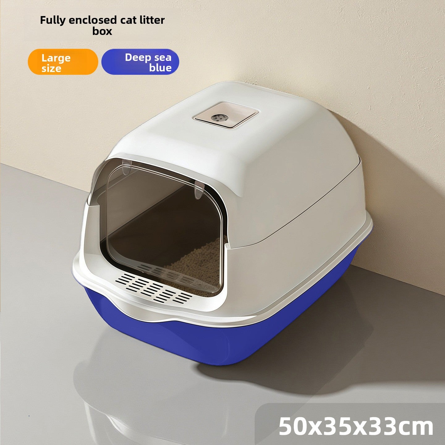 Katzentoilette mit UV-Sterilisation und Geruchskontrolle