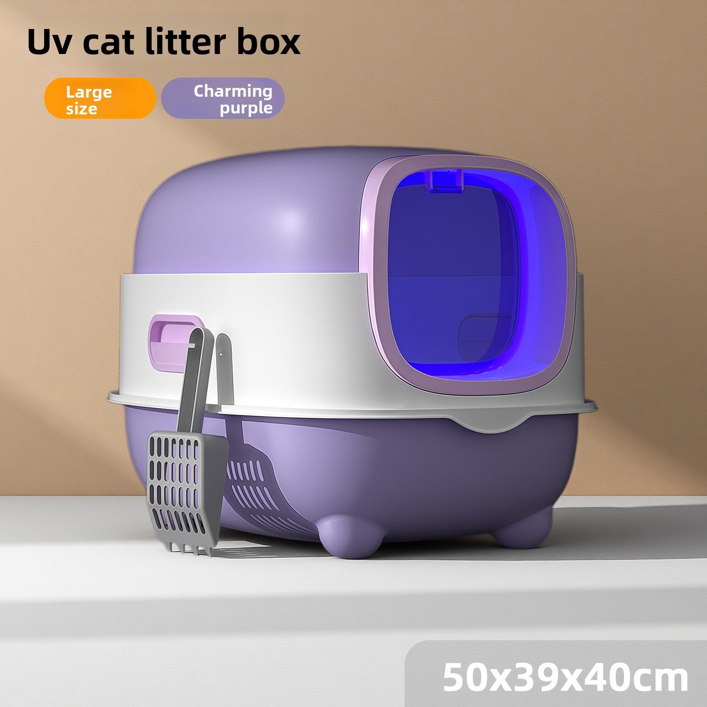 Katzentoilette mit UV-Sterilisation und Geruchskontrolle