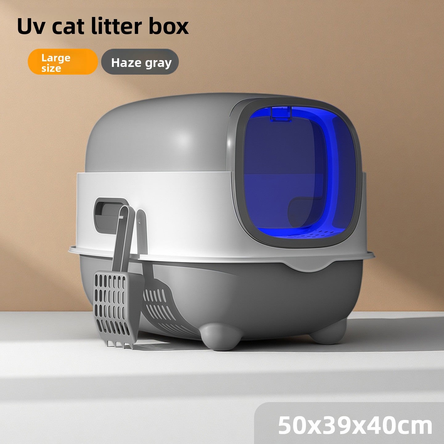Katzentoilette mit UV-Sterilisation und Geruchskontrolle