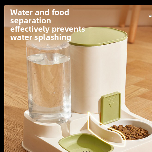 Double Bowl Pet Feeder