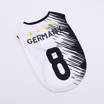 Football Team Pet Dog Vest