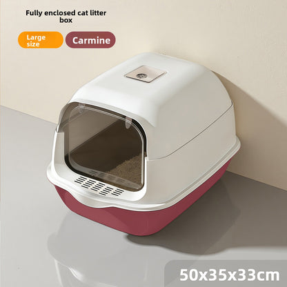 Katzentoilette mit UV-Sterilisation und Geruchskontrolle