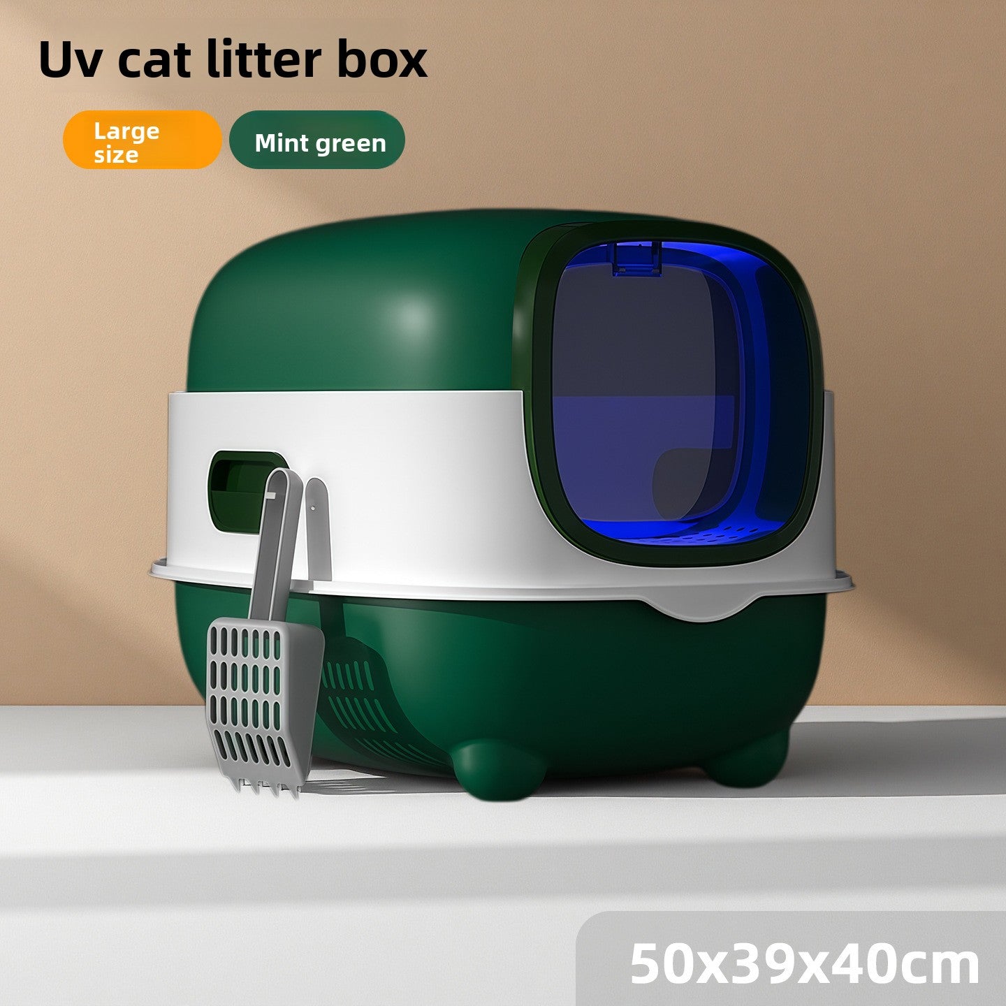 Katzentoilette mit UV-Sterilisation und Geruchskontrolle