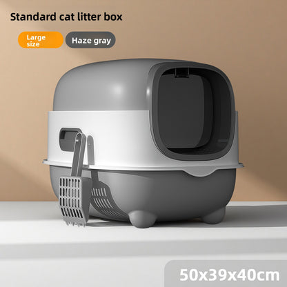 Katzentoilette mit UV-Sterilisation und Geruchskontrolle