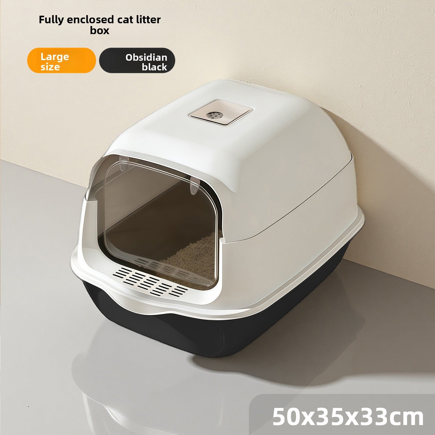 Katzentoilette mit UV-Sterilisation und Geruchskontrolle