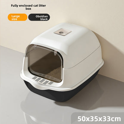Katzentoilette mit UV-Sterilisation und Geruchskontrolle