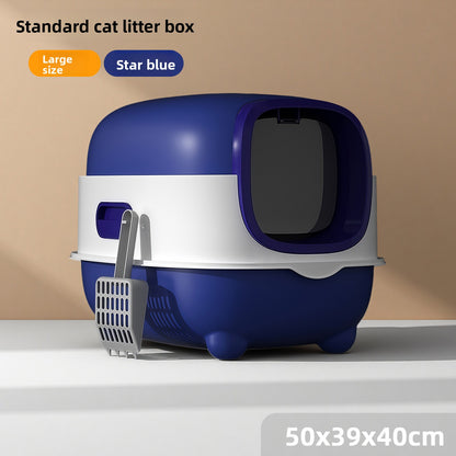 Katzentoilette mit UV-Sterilisation und Geruchskontrolle