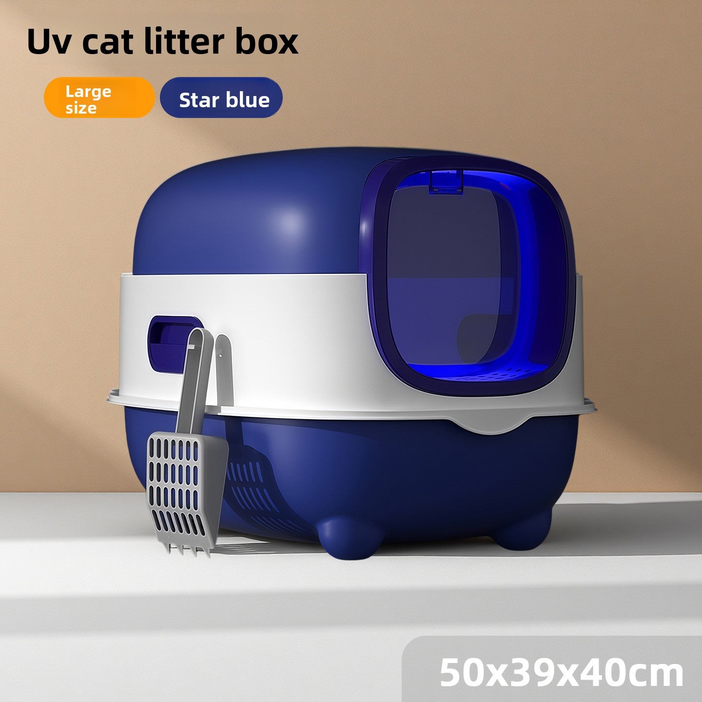 Katzentoilette mit UV-Sterilisation und Geruchskontrolle