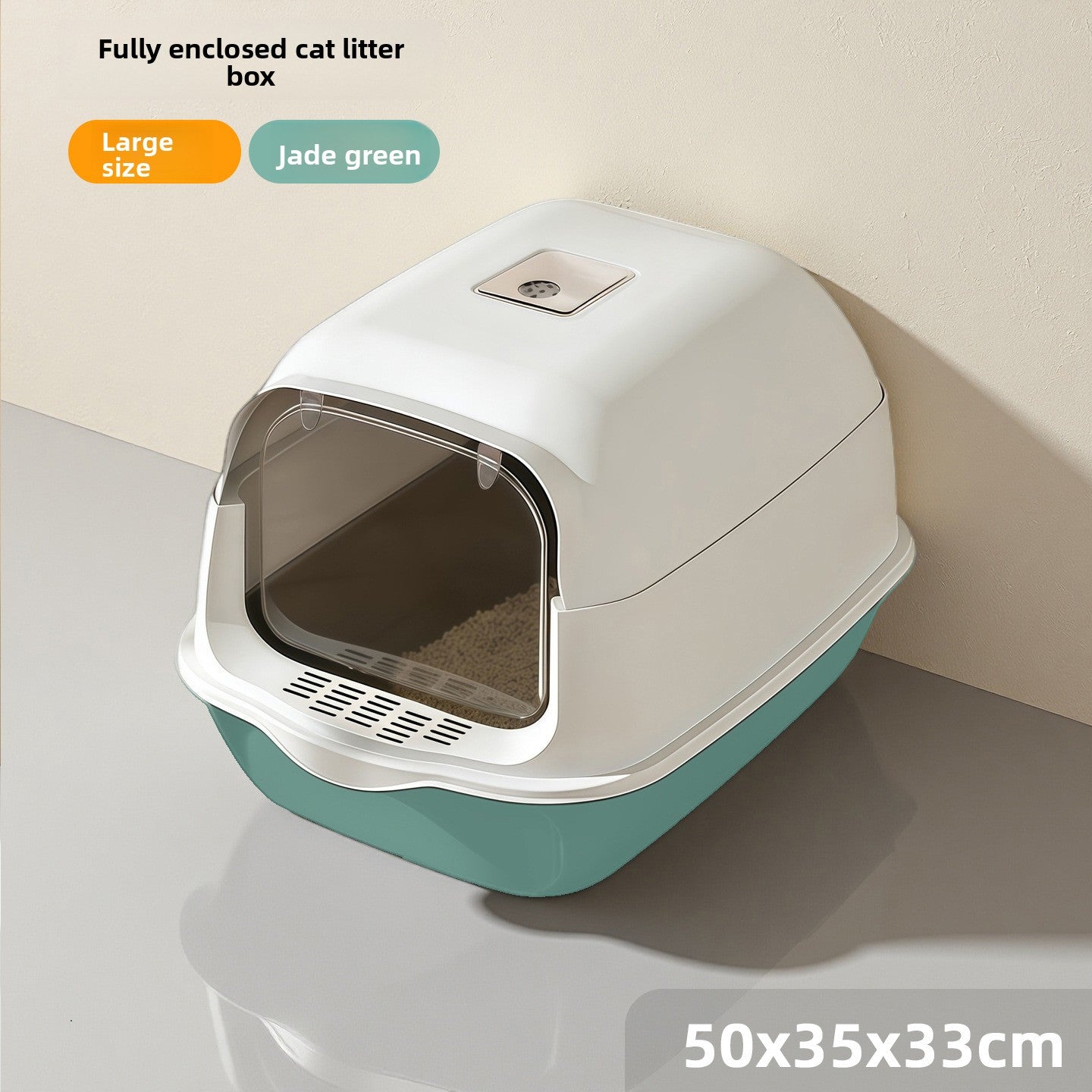 Katzentoilette mit UV-Sterilisation und Geruchskontrolle