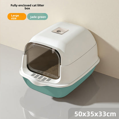 Katzentoilette mit UV-Sterilisation und Geruchskontrolle