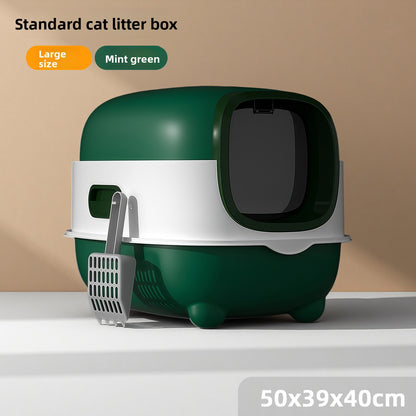 Katzentoilette mit UV-Sterilisation und Geruchskontrolle