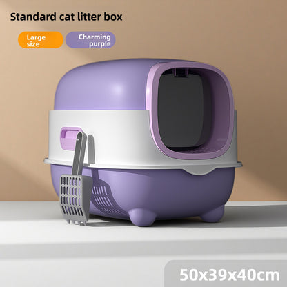 Katzentoilette mit UV-Sterilisation und Geruchskontrolle