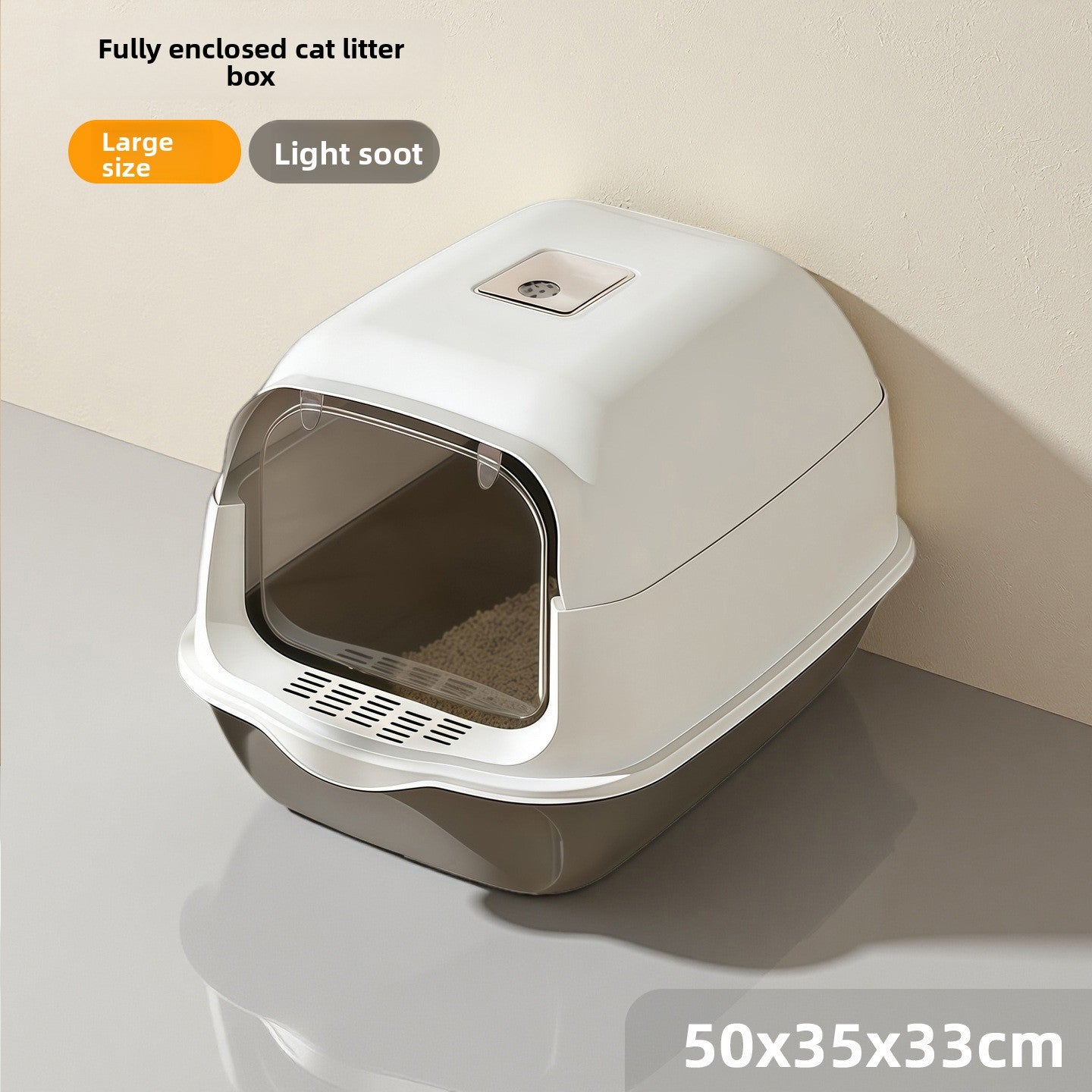Katzentoilette mit UV-Sterilisation und Geruchskontrolle