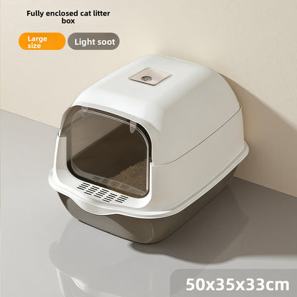 Katzentoilette mit UV-Sterilisation und Geruchskontrolle